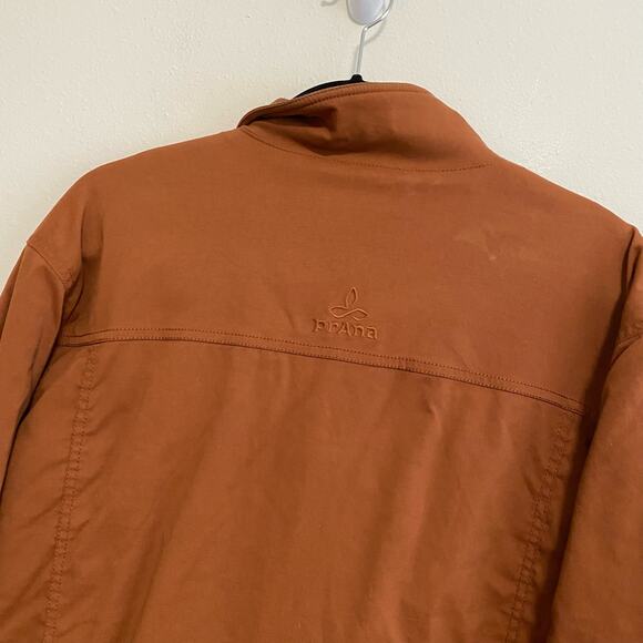 Prana Men's Breathe Jacket Cargo Burnt Orange Size XL - Picture 4 of 10